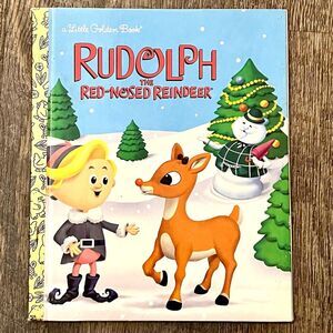 Little Golden Book Rudolph the Red-Nosed Reindeer 2006 Christmas Hardcover
